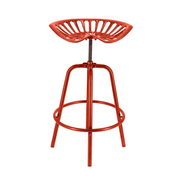 Червен метален градински бар стол Traktor – Esschert Design