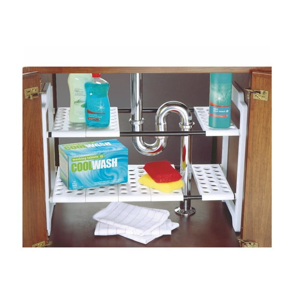 Бял органайзер под мивката - Addis-image-1