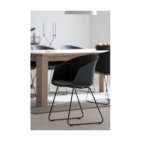 Черен трапезен стол 40 Moon - Interstil-image-3