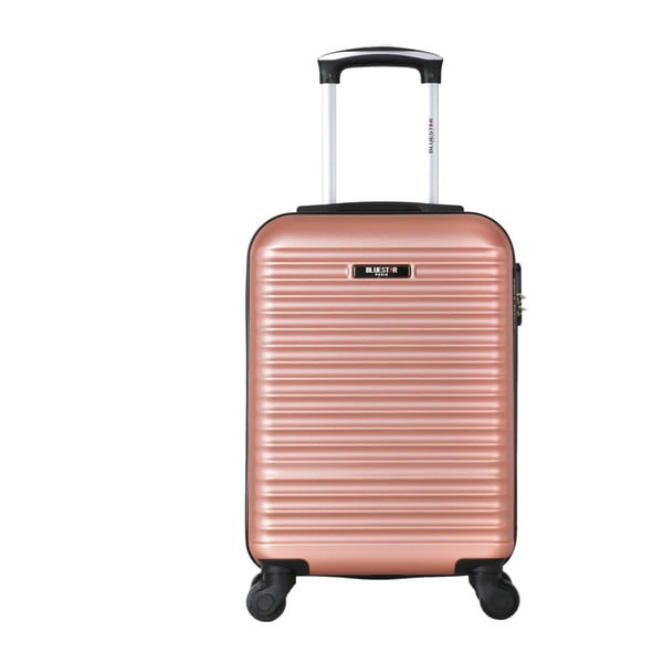 Розов куфар Mirassa с количка, 31 л - Bluestar
