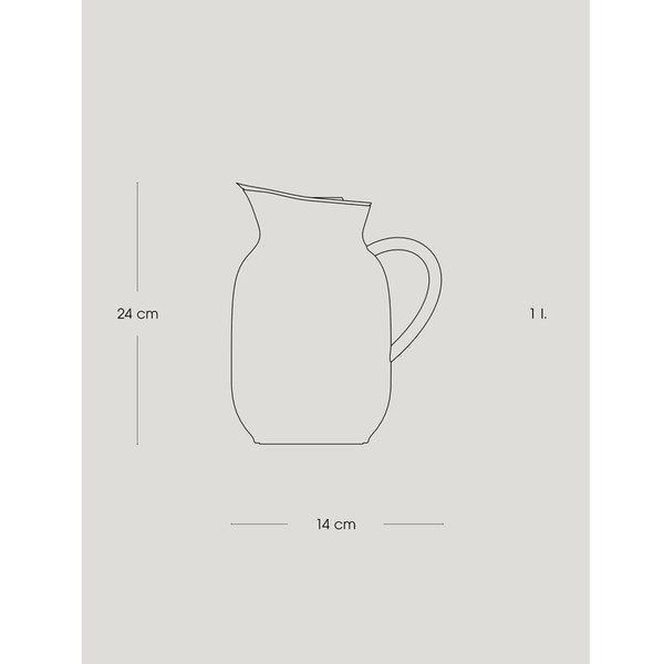 Термо кана от неръждаема стомана в сребрист цвят 1,2 l Amphora – Stelton-image-3