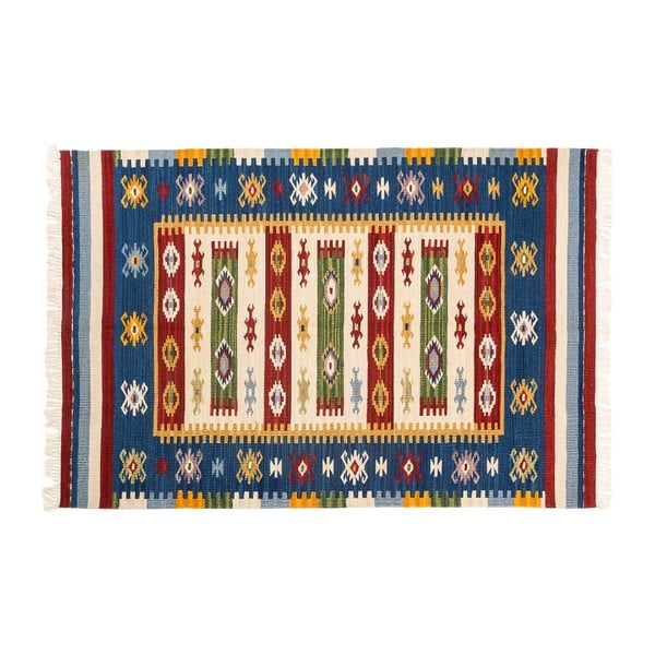 Ručně tkaný koberec Kilim Dalush 004, 90x60 cm