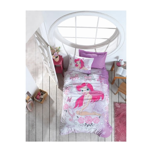 Памучно единично спално бельо Fairy, 160 x 220 cm - Mijolnir