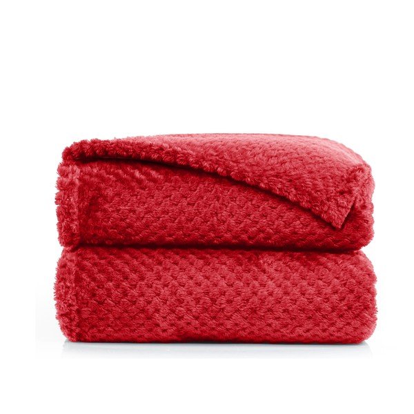 Червено одеяло от микрофибър , 220 x 240 cm Henry - DecoKing-image-2