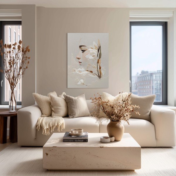 Картина 60x80 cm Stitched Bloom – Styler-image-2