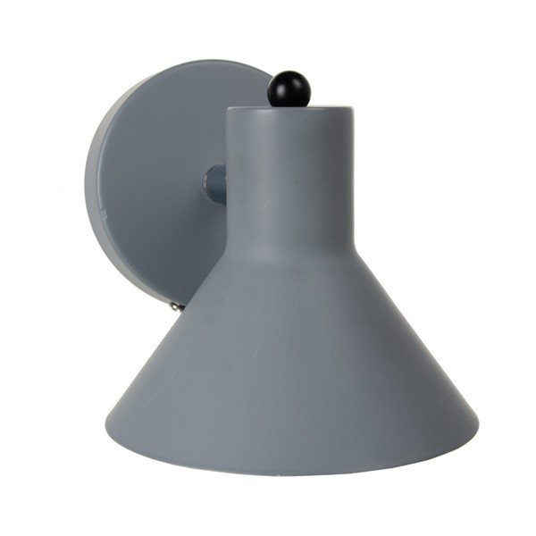 Сива стенна лампа Simplico – Ixia-image-1