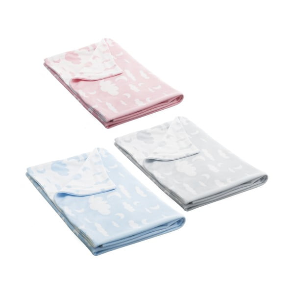 Комплект от 3 бебешки одеяла Unimasa Baby, 100 x 75 cm - Casa Selección