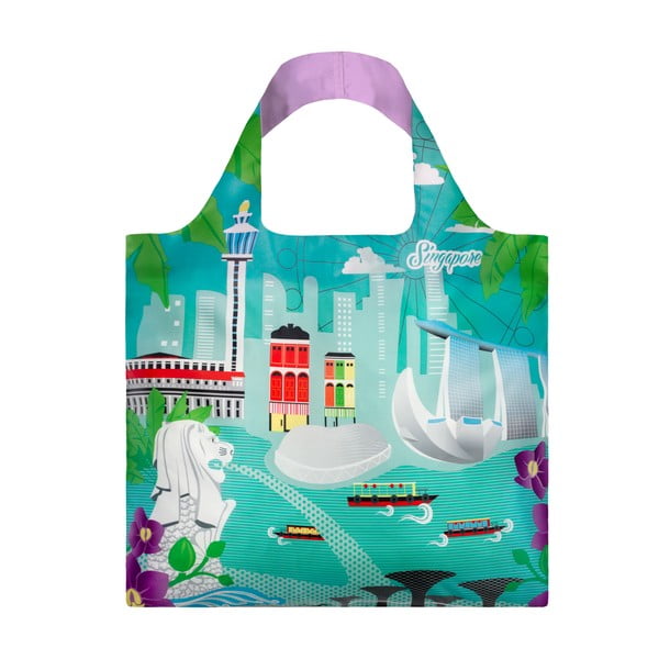 Сгъваема пазарска чанта Сингапур - LOQI