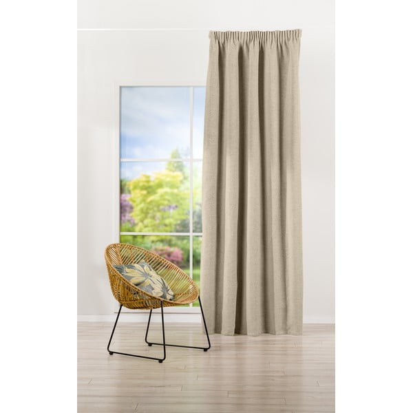 Светлокафява завеса 140x245 cm Jennifer - Mendola Fabrics
