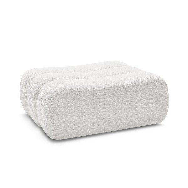 Бяла табуретка  от прежда с примки от букле Azra – Bobochic Paris-image-2