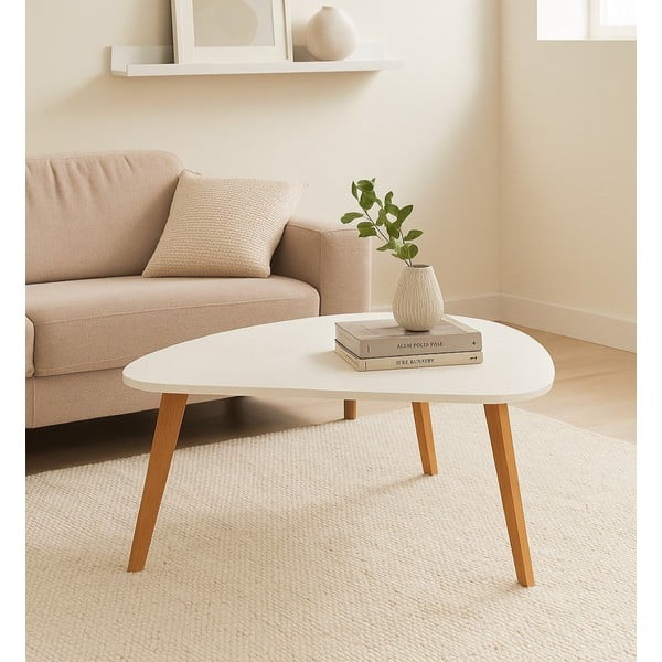 Бяла масичка за кафе , дължина 120 cm Skandinavian - Bonami Essentials-image-1