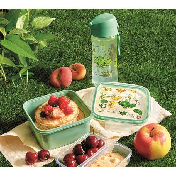 Зелена тританова детска бутилка 500 ml Dinosaur – Snips-image-1