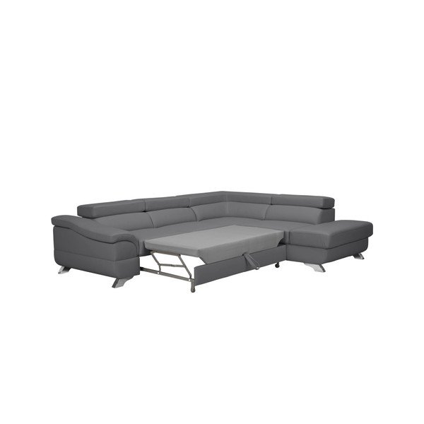 Гама сив разтегателен диван с място за съхранение, дясна страна - Windsor & Co Sofas-image-3