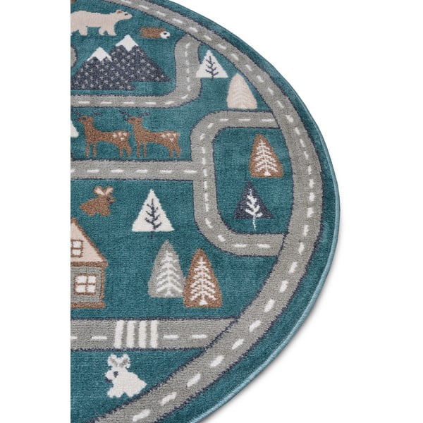 Детски килим в цвят бензин ø 140 cm Streets - Hanse Home-image-1