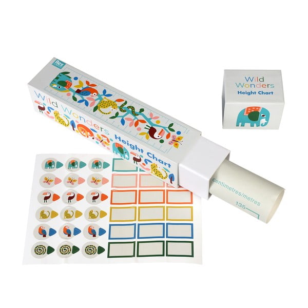 Детски стикер метър на стената 28,5x115 cm Wild Wonders – Rex London-image-2