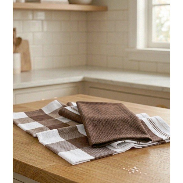Памучни кърпи за съдове в комплект 3 бр. 45x70 cm Vafle – JAHU collections-image-1