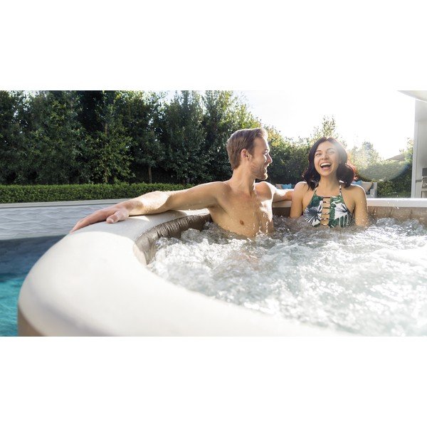 Надуваемо джакузи за 4 души ø 196 cm дълбочина 71 cm Bubble HWS – Intex-image-4