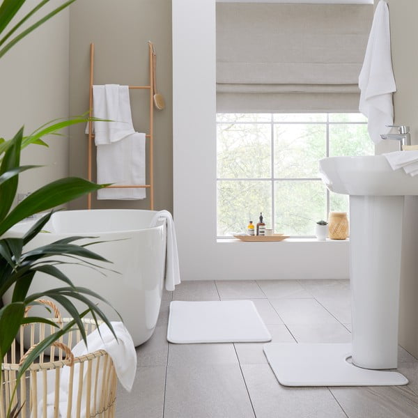 Бяла памучна кърпа от тери 50x85 cm Anti-Bacterial – Catherine Lansfield-image-4