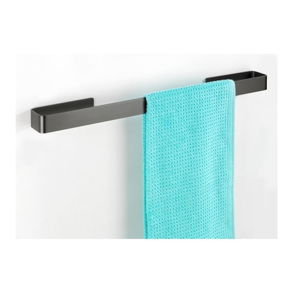 Антрацитно сив стенен самоносещ държач за кърпи, дължина 61 cm Montella - Wenko-image-2