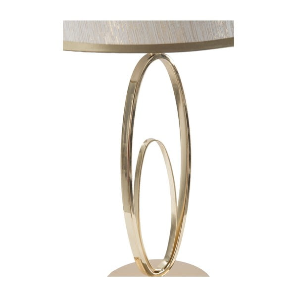 Бяла настолна лампа със златист дизайн Flush - Mauro Ferretti-image-2