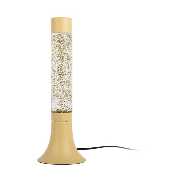Светложълта настолна лампа със стъклен абажур (височина 37,5 cm) Astro Glittler – Leitmotiv