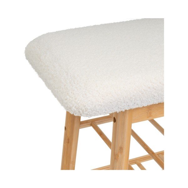 Пейка в бял и естествен цвят – Casa Selección-image-1