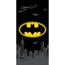 Черна памучна детска кърпа 70x140 cm Batman "The Emblem" – Jerry Fabrics