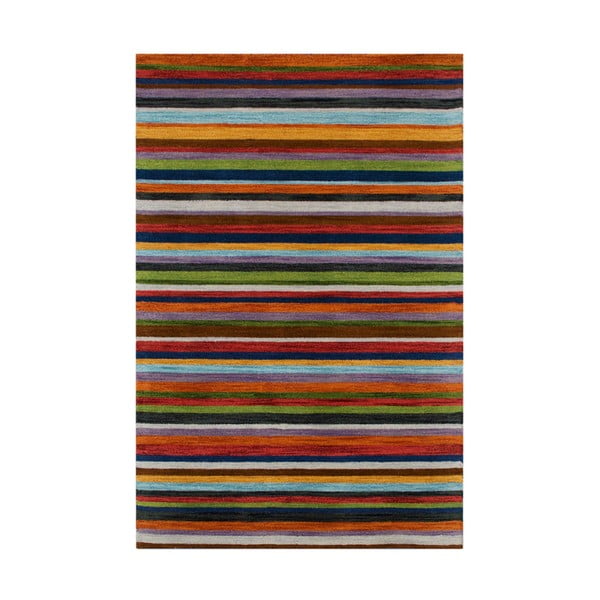 Vlněný koberec Wimbledon, 170x240 cm, proužkovaný