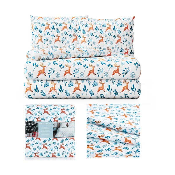 Фланелно спално бельо за двойно легло , 200 x 200 cm Snuggy Northpole - AmeliaHome-image-2