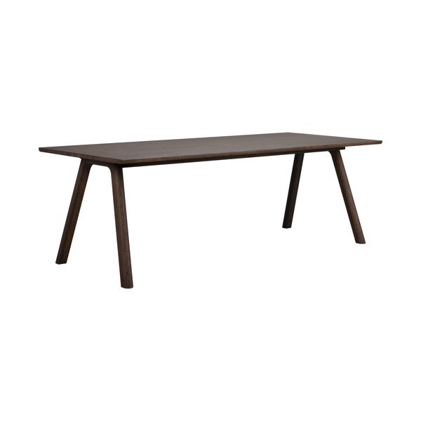 Сгъваема трапезна маса от масивен дъб 95x220 cm Clapperton – Rowico