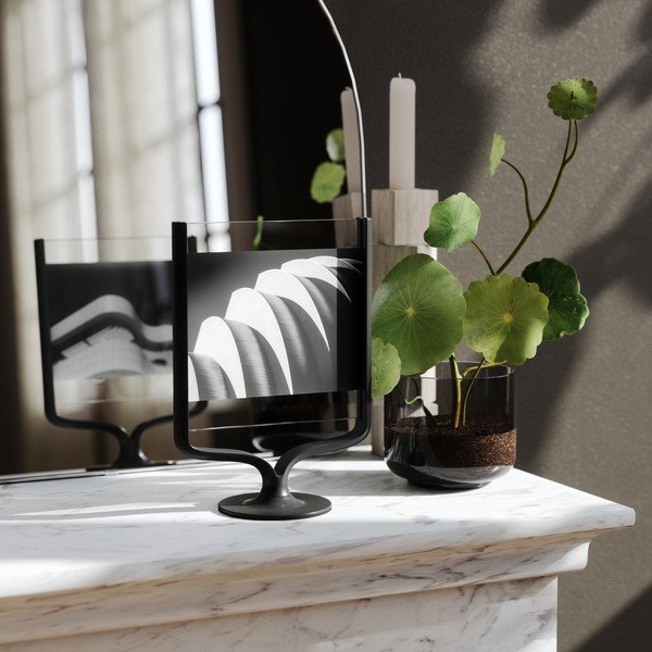 Черна метална стояща рамка 18x25 cm Wishbone – Umbra-image-1