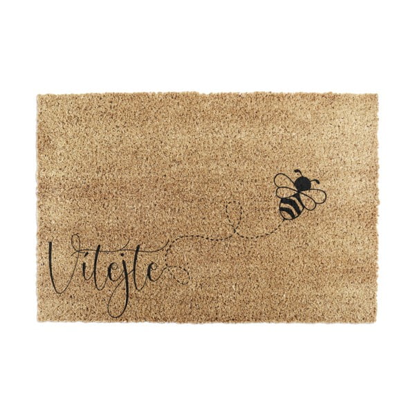 Изтривалка от кокосови влакна 40x60 cm Včela – Artsy Doormats
