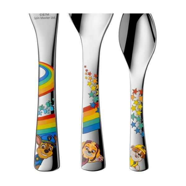Комплект детски прибори за хранене от неръждаема стомана от 4 части Paw Patrol - WMF-image-1