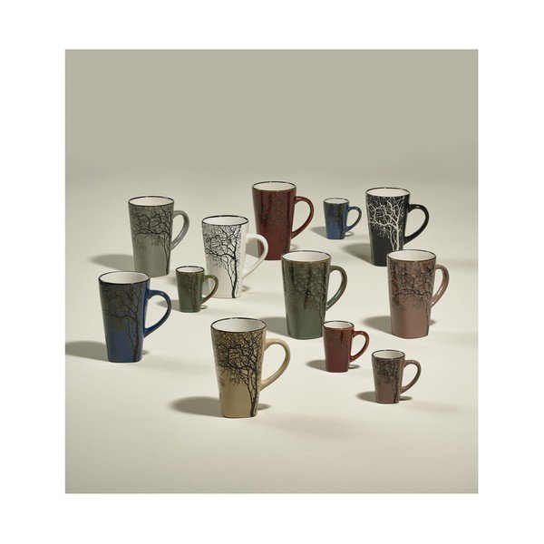 Светлорозови глинени чаши за еспресо в комплект от 4 бр. 100 ml Hela – Villa Collection-image-3