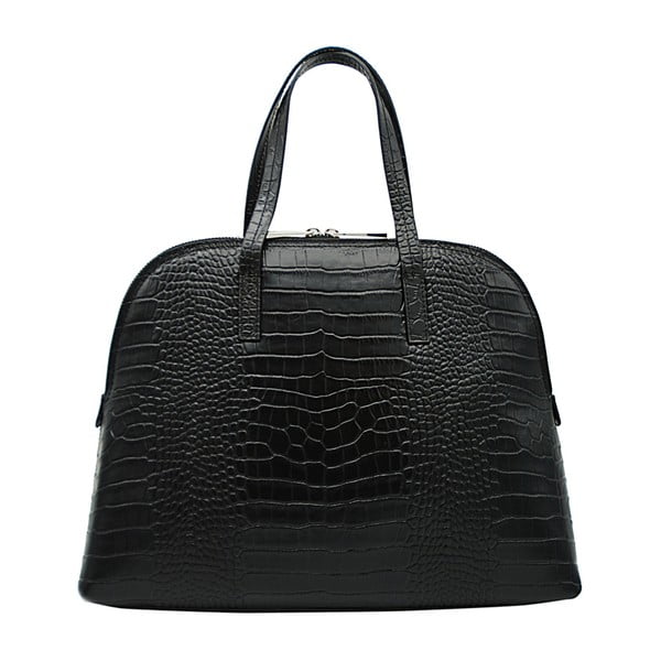 Черна чанта от естествена кожа Lumilo Duro - Andrea Cardone