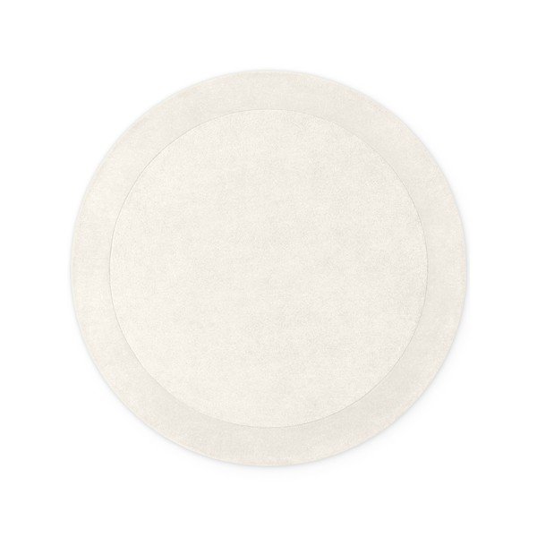 Кремав ръчно изработен кръгъл килим със смес от вълна ø 150 cm Kivi – Villeroy&Boch