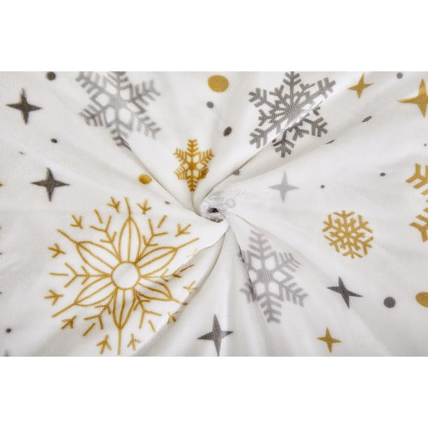 Кремаво спално бельо за единично легло от микроплюш 140x200 cm Magic - My House-image-1