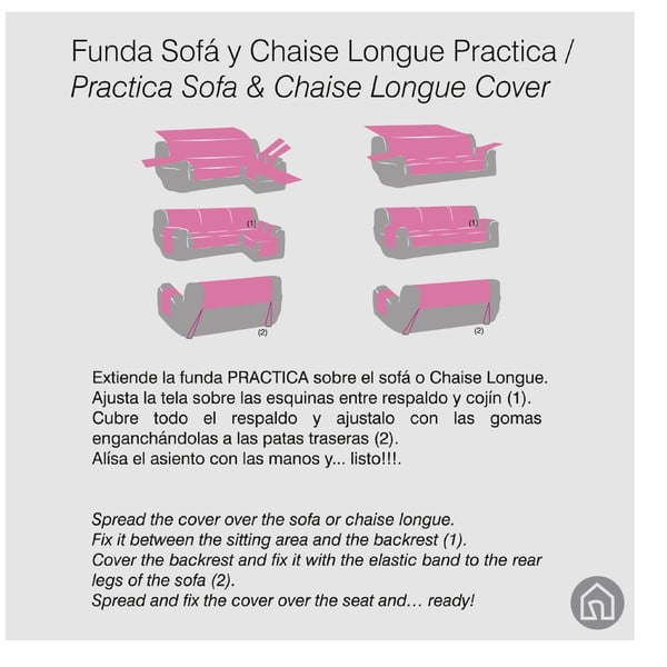 Кремаво покривало за кресло 55 cm Urban – Casa Selección-image-4