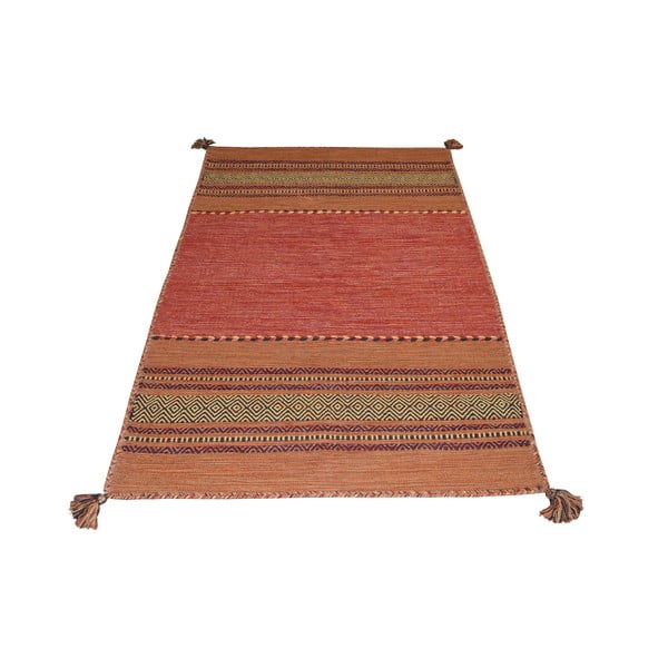 Оранжев памучен килим , 160 x 230 cm Antique Kilim - Webtappeti