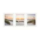 Картини в комплект от 3 бр. 30x40 cm Sunrise on the Beach – knor