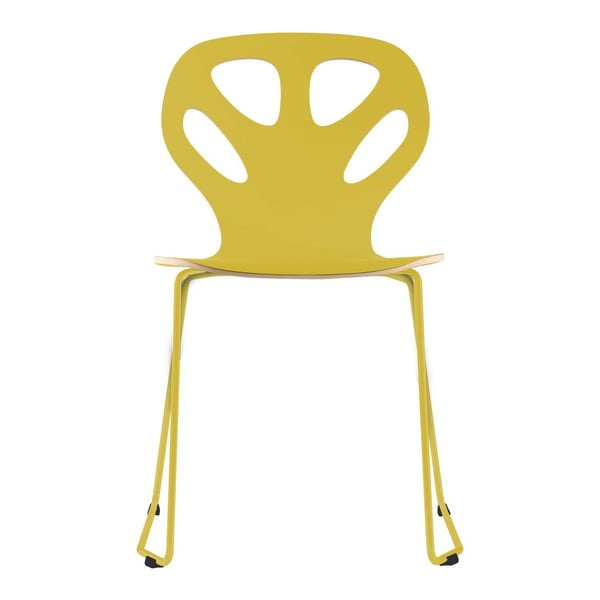 Židle Maple,  žlutá