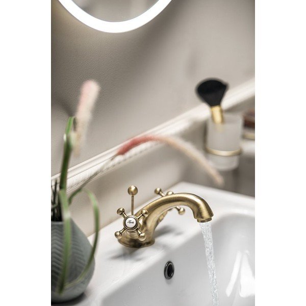 Стояща батерия за мивка в бронзов цвят Antea – Sapho-image-1