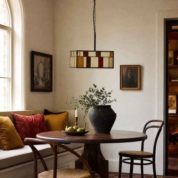 Метално висящо осветително тяло със стъклен абажур Waldorf – Premier Housewares-image-2