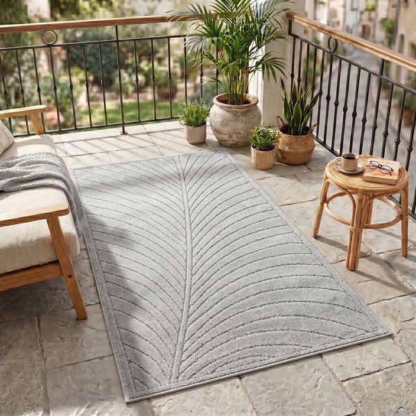 Килим за открито и закрито в сребрист цвят 80x150 cm Nova 1204 – Ayyildiz Carpets-image-1