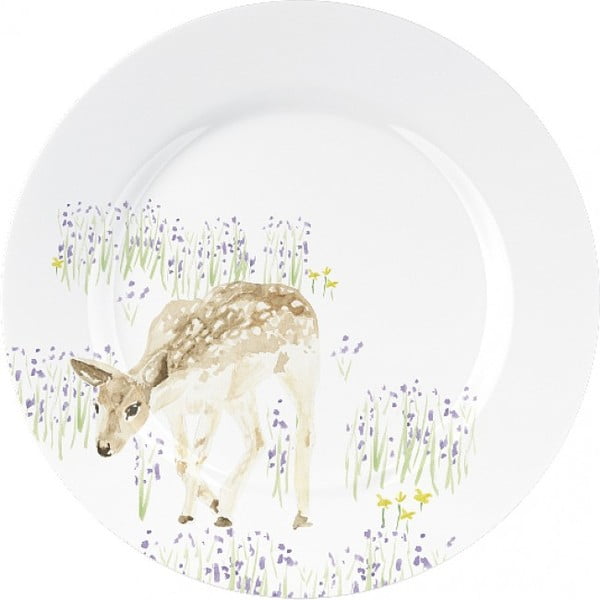Porcelánový talíř Deer, Ø19,5 cm