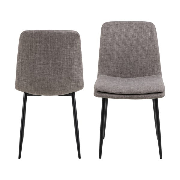 Сив трапезен стол Becca - Actona-image-3