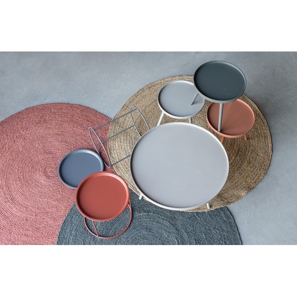 Светлосива масичка за кафе, ø 40 cm Ivar - WOOOD-image-1