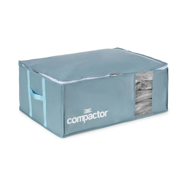 Вакуумна пластмасова кутия за съхранение на дрехи 65x45x27 cm Blue Edition – Compactor