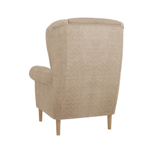 Светлокафяво кресло крило Swan – Ropez-image-2