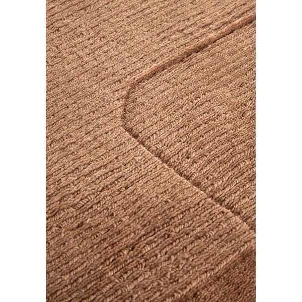 Кафяв ръчно изработен вълнен килим 120x170 cm Charlotte – Villeroy&Boch-image-4